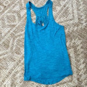 Lululemon tank top with keyhole and tie in the back